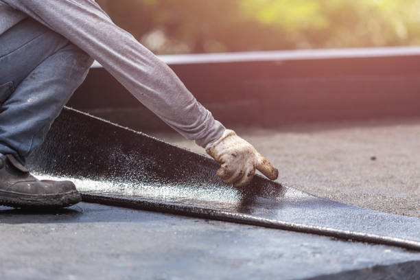Professional Waterproofing technician working in Galena, OH